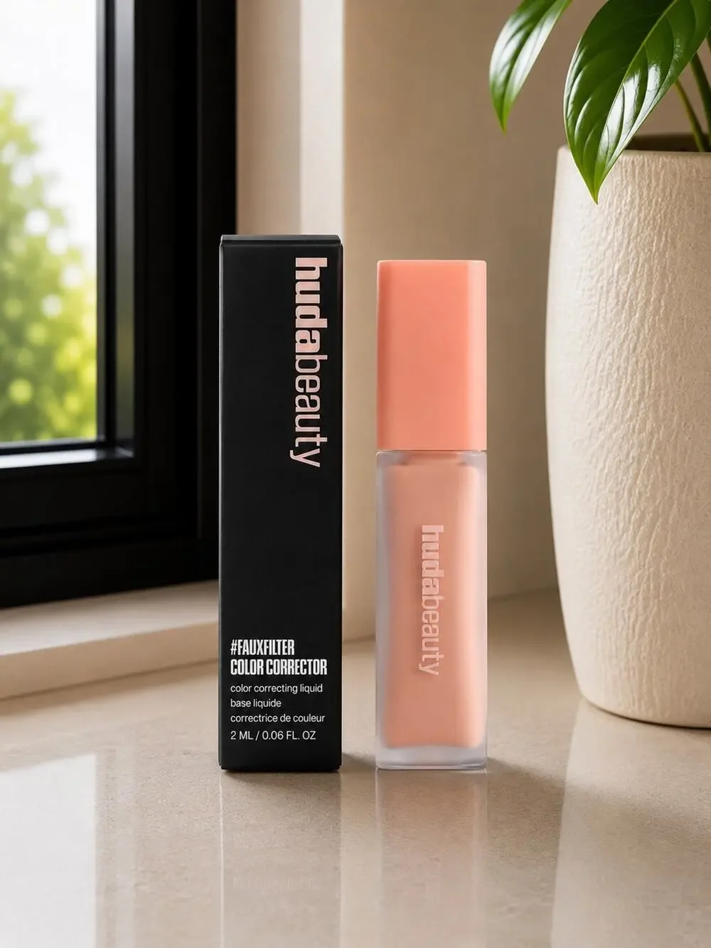 $15 New Huda Beauty #FauxFilter Color Corrector Peach Mini Niacinamide Vitamin C